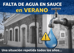 Problemas de agua en Sauce Canelones: por qué no se explican solo por la sequía