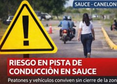 Advertencias realizadas y riesgo persistente en la pista de conducción de Sauce